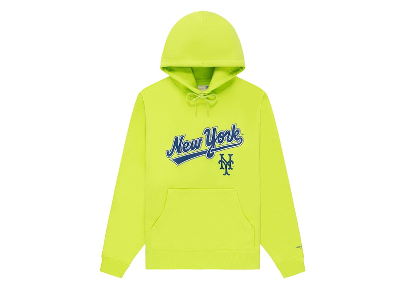 Aime Leon Dore x New York Mets Logo Hoodie Lime Green