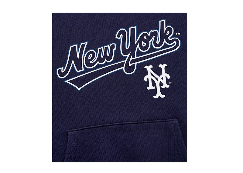 Aime Leon Dore x New York Mets Logo Hoodie Navy