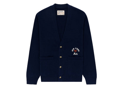 Aime Leon Dore x New York Mets Merino Cardigan Navy