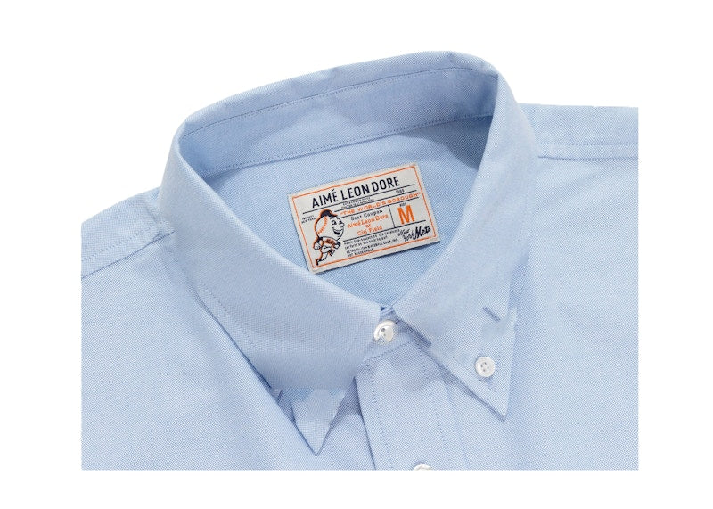 Aime Leon Dore x New York Mets Oxford Shirt Blue