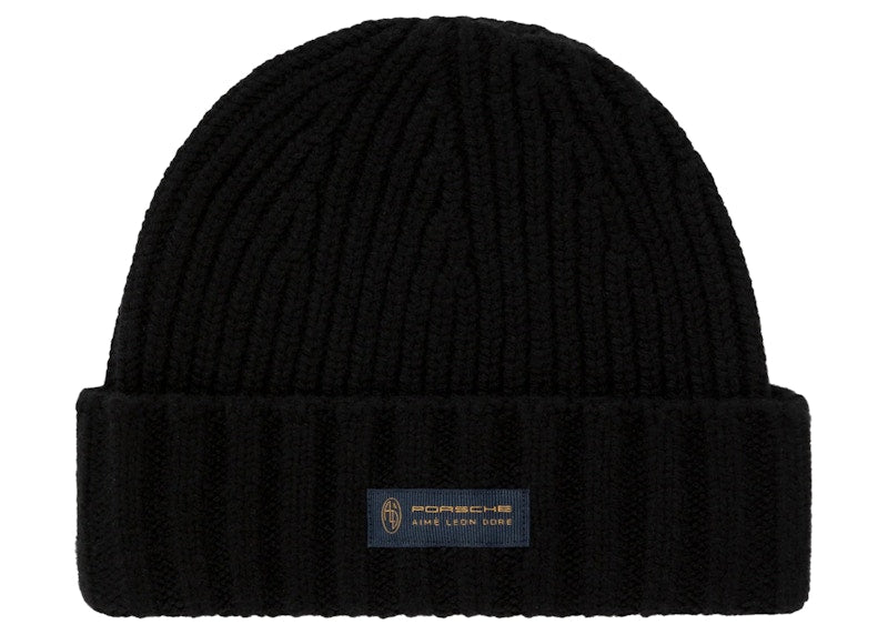Aime Leon Dore x Porsche 356 Cashmere Beanie Black