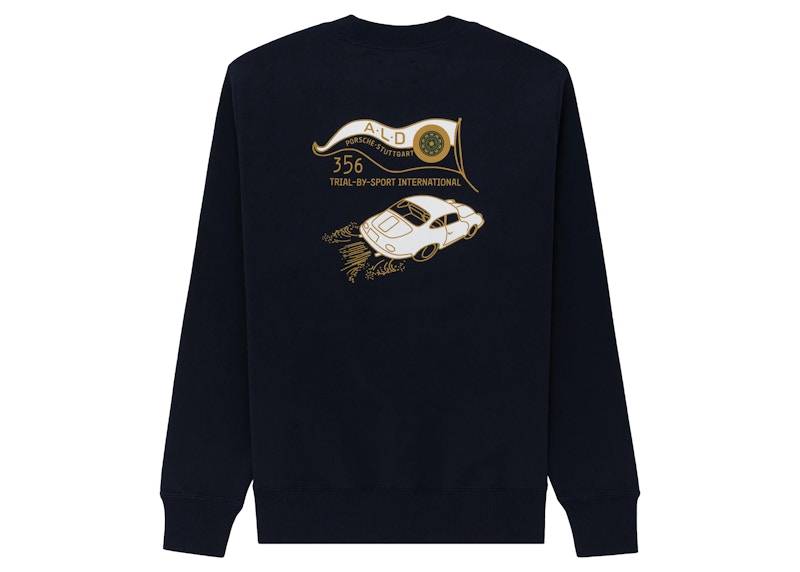 Aime Leon Dore x Porsche 356 Crewneck Sweatshirt Navy