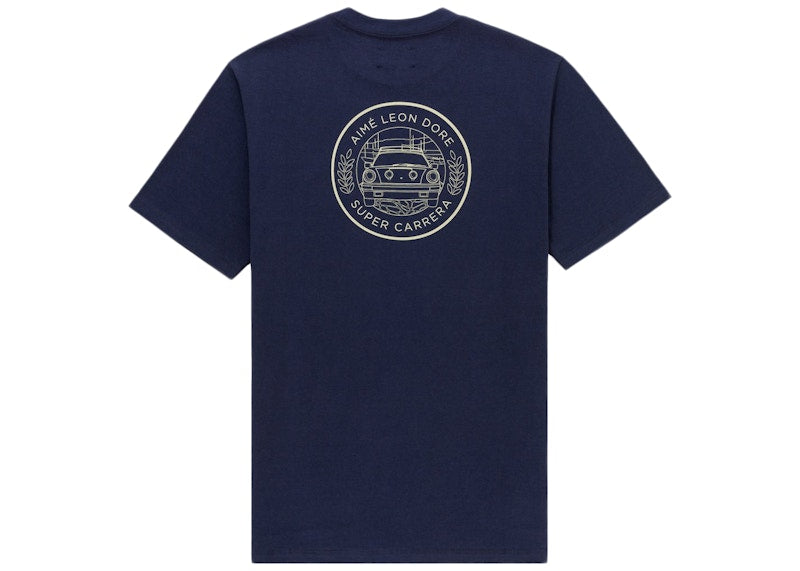 Aime Leon Dore x Porsche 911SC Grille Badge T-shirt Navy
