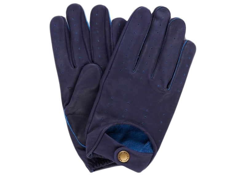 Aime Leon Dore x Porsche 911SC Leather Driving Gloves Navy