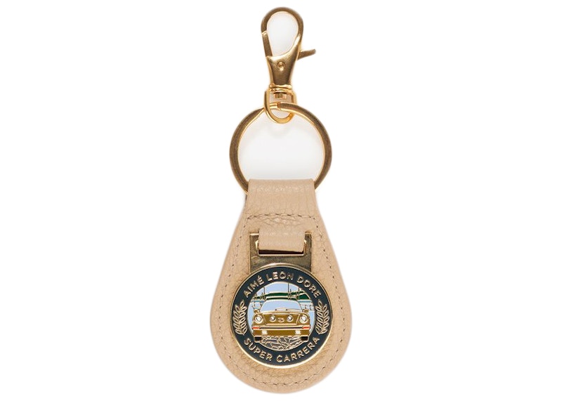 Aime Leon Dore x Porsche 911SC Leather Key Fob Khaki