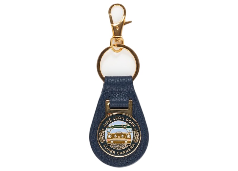 Aime Leon Dore x Porsche 911SC Leather Key Fob Navy