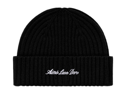 Aime Leon Dore x Porsche 993 Turbo Cashmere Beanie Jet Black