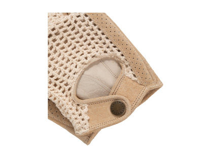 Aime Leon Dore x Porsche 993 Turbo Crochet Driving Gloves Beige