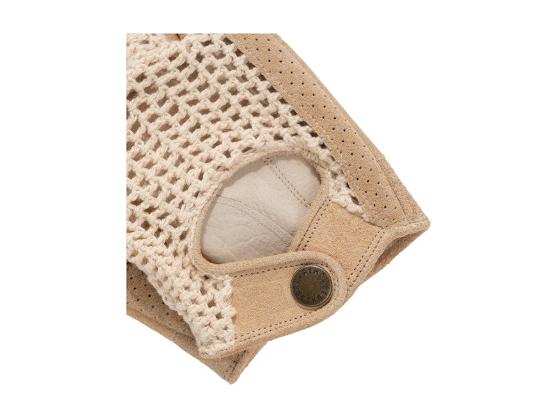 Aime Leon Dore x Porsche 993 Turbo Crochet Driving Gloves Beige