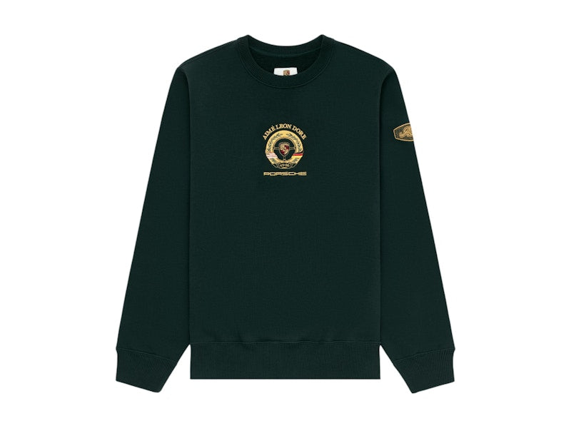 Aime Leon Dore x Porsche 993 Turbo Embroidered Crewneck Sweatshirt Pine Grove