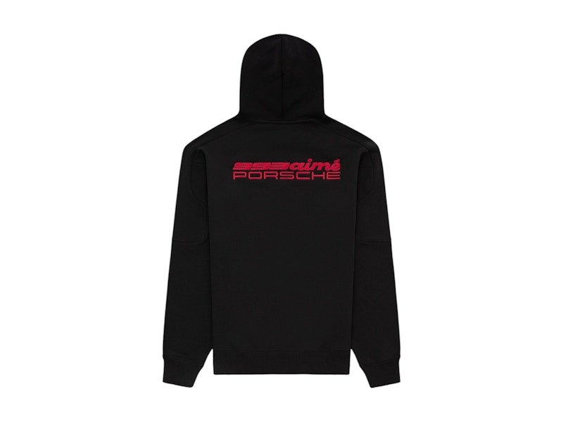 Aime Leon Dore x Porsche 993 Turbo Racing Hoodie Jet Black