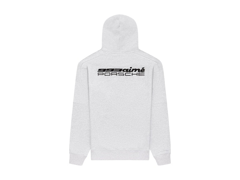 Aime Leon Dore x Porsche 993 Turbo Racing Hoodie Silver Mix