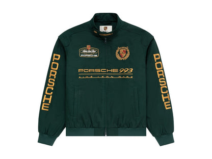 Aime Leon Dore x Porsche 993 Turbo Racing Jacket British Racing Green