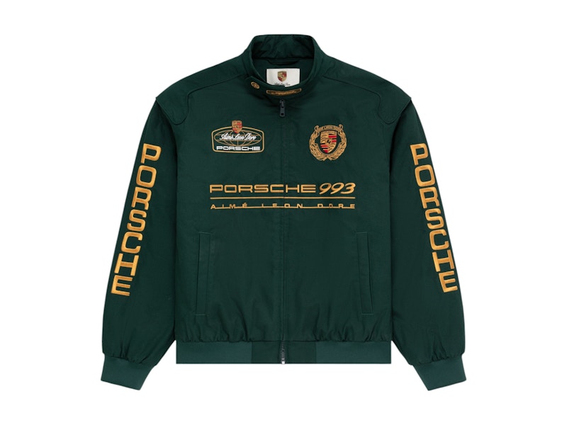 Aime Leon Dore x Porsche 993 Turbo Racing Jacket British Racing Green
