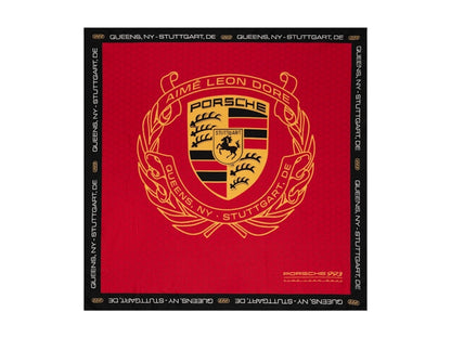 Aime Leon Dore x Porsche 993 Turbo Silk Bandana Red
