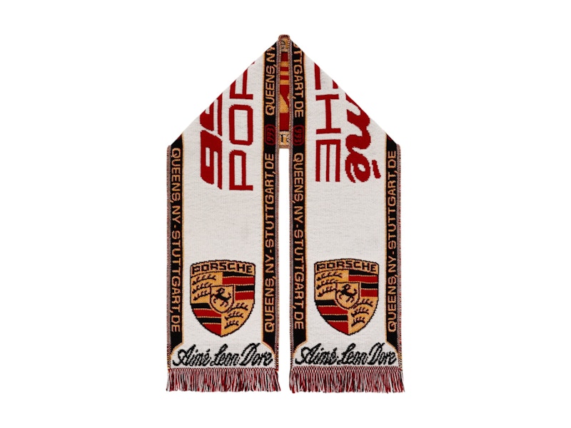 Aime Leon Dore x Porsche 993 Turbo Wool Souvenir Scarf Pristine
