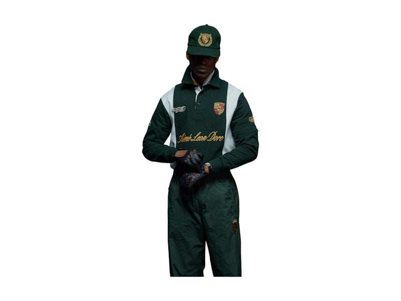 Aime Leon Dore x Porsche 993 Turbo Wool Wreath Hat British Racing Green