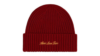 Aime Leon Dore x Porsche Cashmere Beanie Red