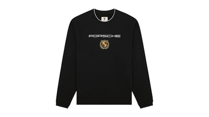 Aime Leon Dore x Porsche Embroidered Crewneck Sweatshirt Black