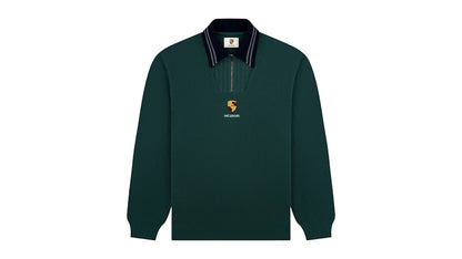 Aime Leon Dore x Porsche Jacquard Collar Quarter Zip Pullover Green