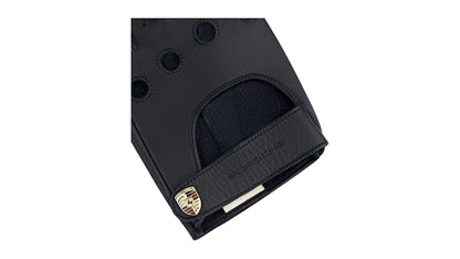 Aime Leon Dore x Porsche Leather Driving Gloves Black