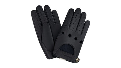 Aime Leon Dore x Porsche Leather Driving Gloves Black