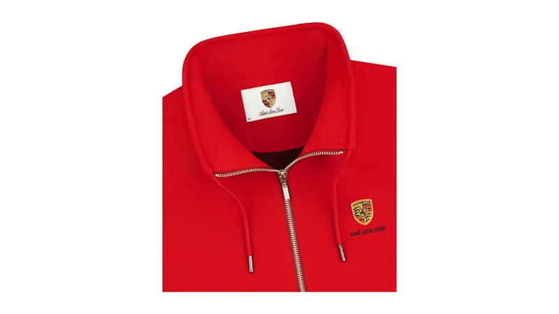 Aime Leon Dore x Porsche Nylon Track Jacket Red