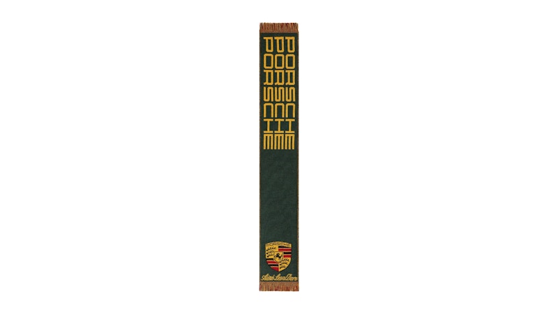 Aime Leon Dore x Porsche Wool Racing Scarf Green