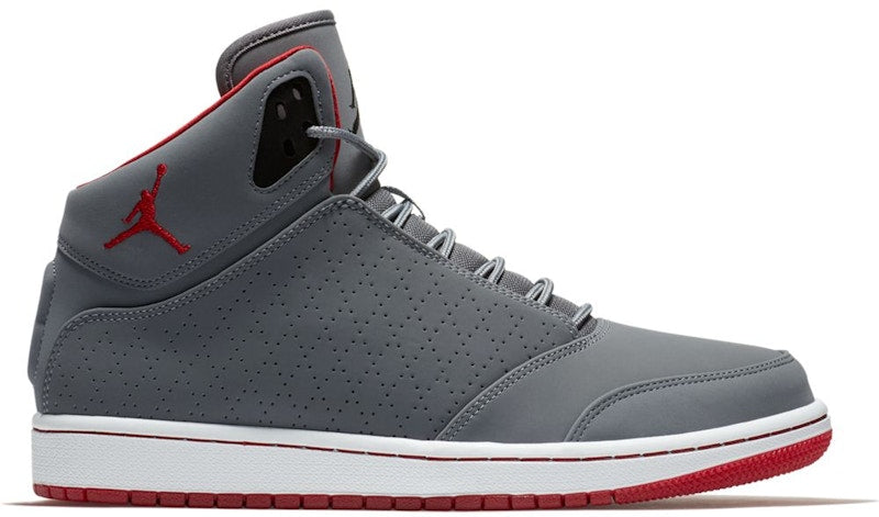 Jordan 1 Flight 5 Wolf Grey Gym Red