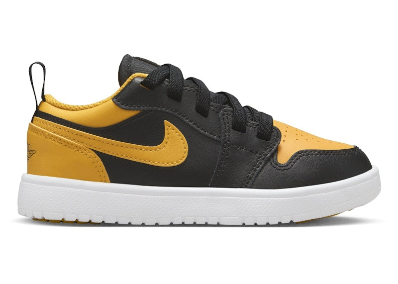 Jordan 1 Low ALT Black White Yellow Ochre (PS)