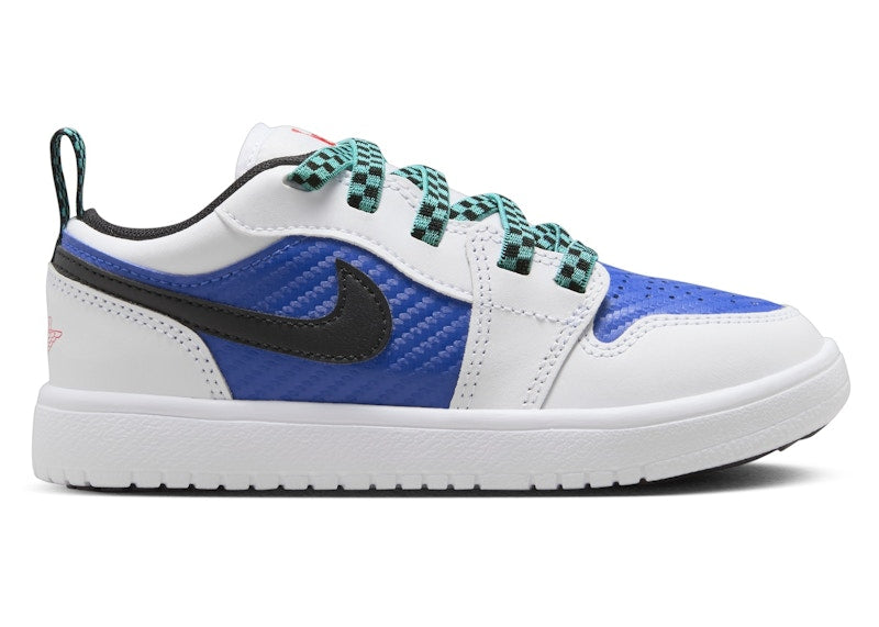 Jordan 1 Low ALT SE White Hyper Royal Hyper Jade Black (PS)