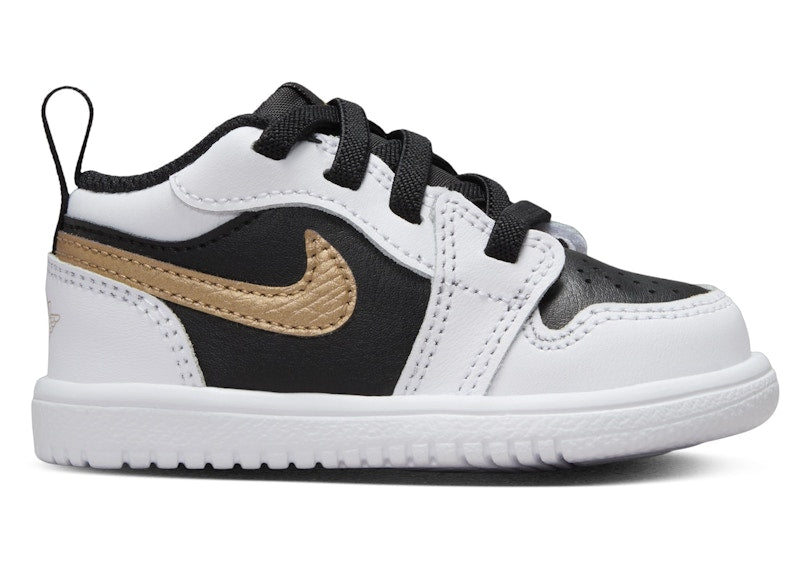 Jordan 1 Low ALT White Black Metallic Gold (TD)