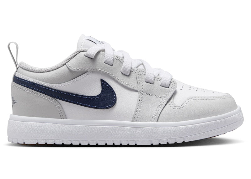Jordan 1 Low ALT White Neutral Grey Gum Medium Brown Midnight Navy (PS)