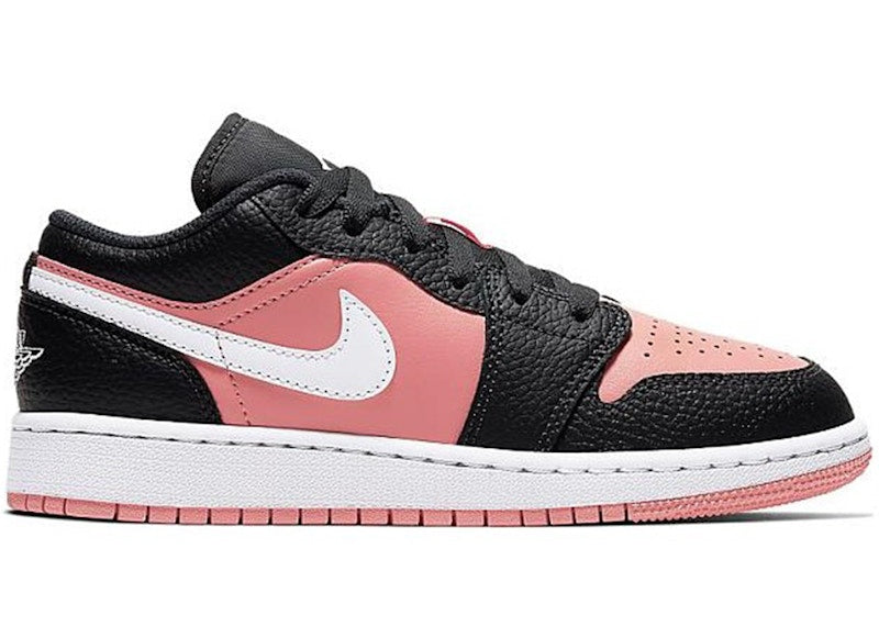 Jordan 1 Low Black Pink Quartz (GS)