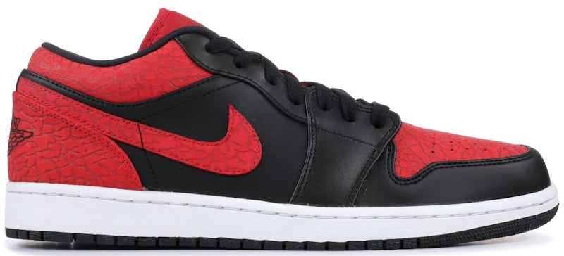 Jordan 1 Low Bred Elephant Print