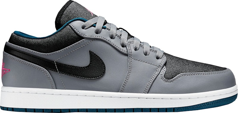 Jordan 1 Low Cool Grey Fusion Pink Space Blue