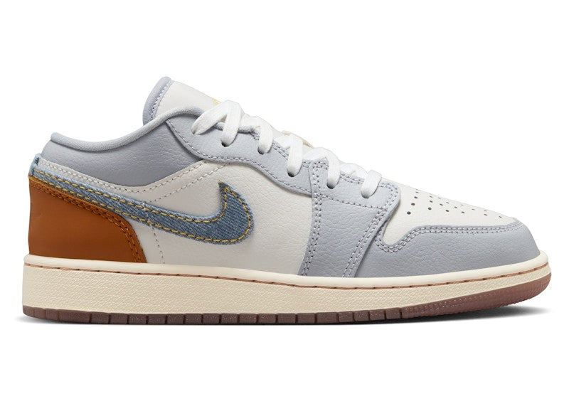 Jordan 1 Low SE Phantom Coconut Milk Amber Brown Light Armory Blue (GS)