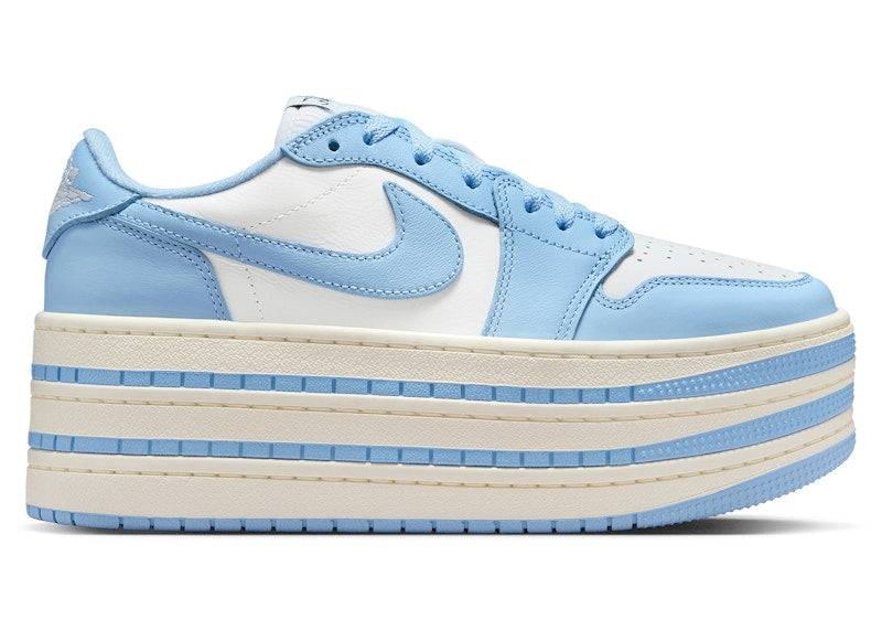 Jordan 1 Low Triple Stack Psychic Blue White (Women's)