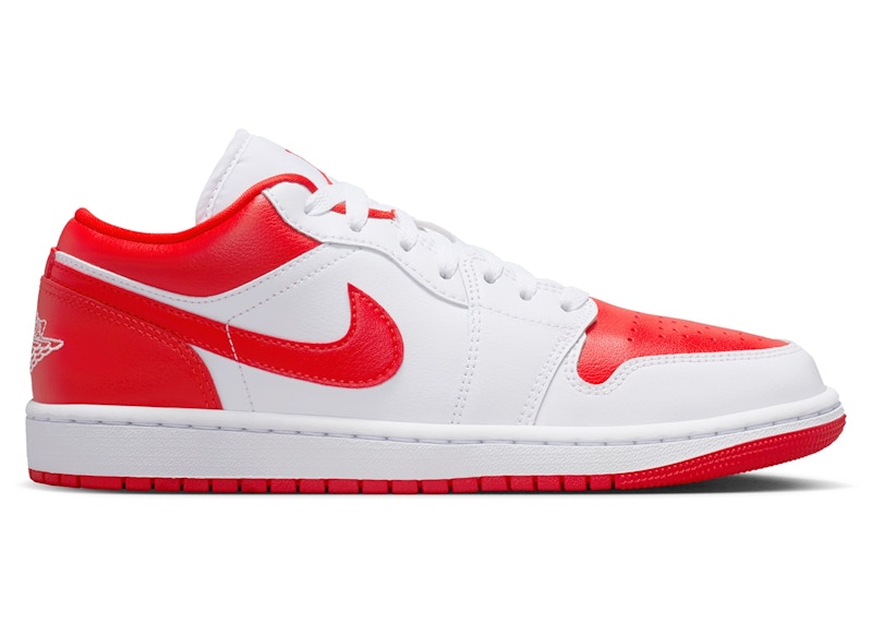 Jordan 1 Low White Chile Red (Women's)