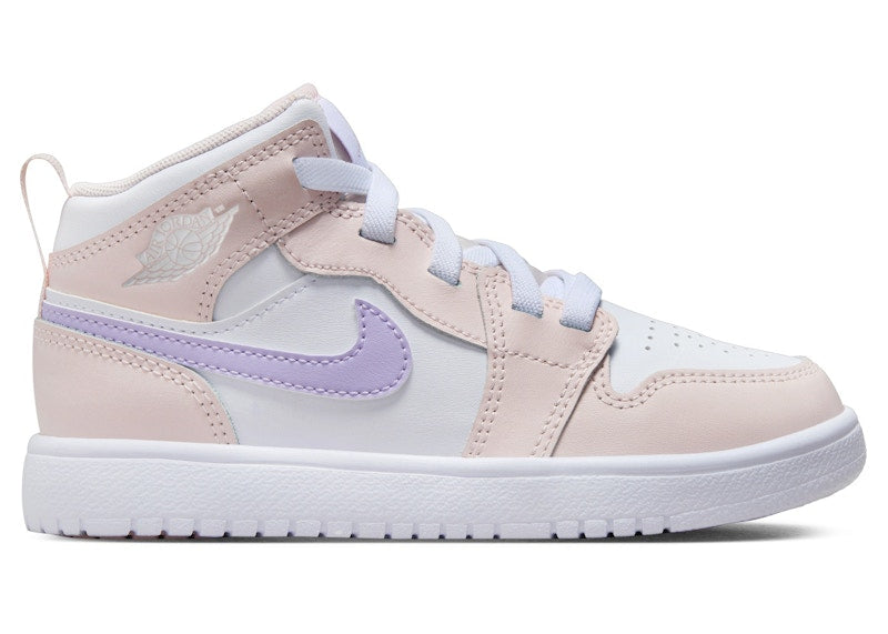 Jordan 1 Mid ALT Pink Wash White Violet Frost (PS)