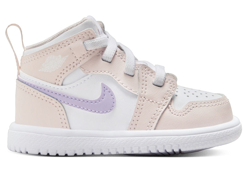 Jordan 1 Mid ALT Pink Wash White Violet Frost (TD)