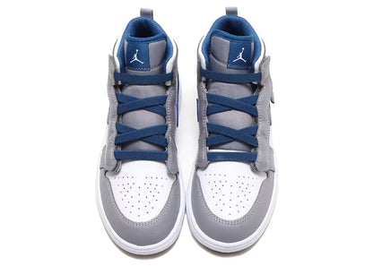 Jordan 1 Mid Alt Cement Grey True Blue (PS)