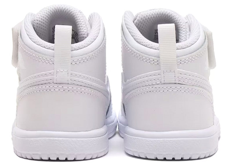 Jordan 1 Mid Alt Triple White (TD)