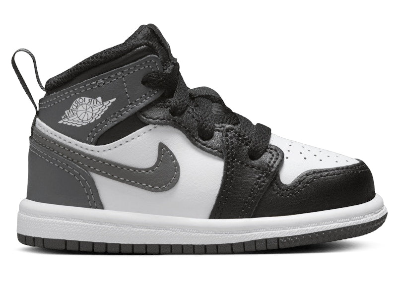 Jordan 1 Mid Black White Iron Grey (TD)