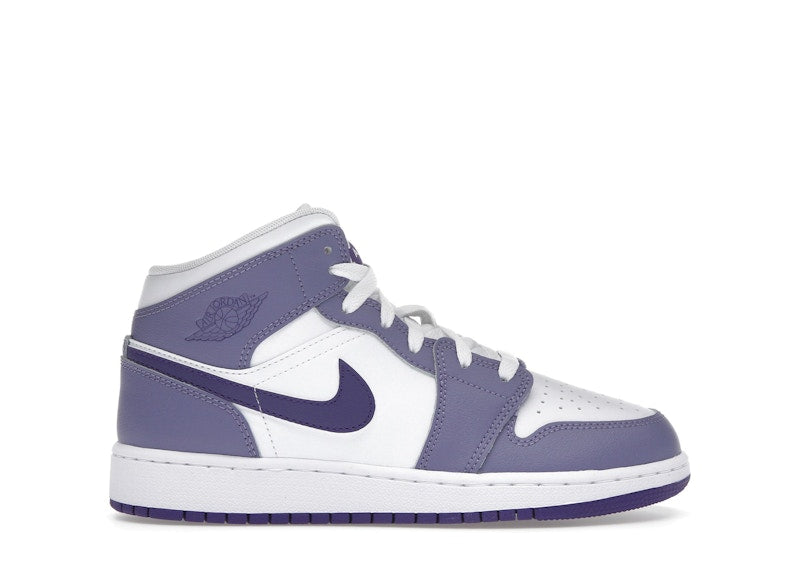 Jordan 1 Mid Dusty Amethyst White Court Purple (GS)