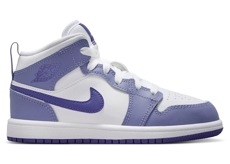 Jordan 1 Mid Dusty Amethyst White Court Purple (PS)