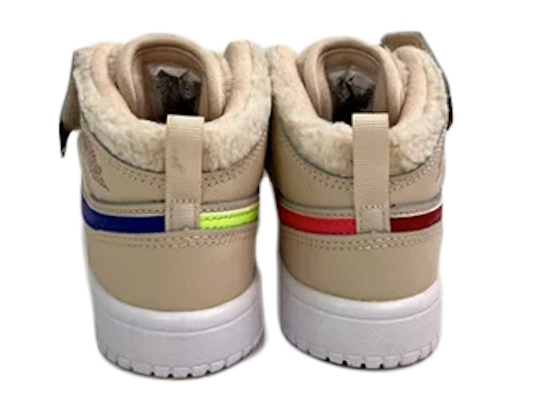 Jordan 1 Mid ALT Utility Fleece Pearl White (PS)