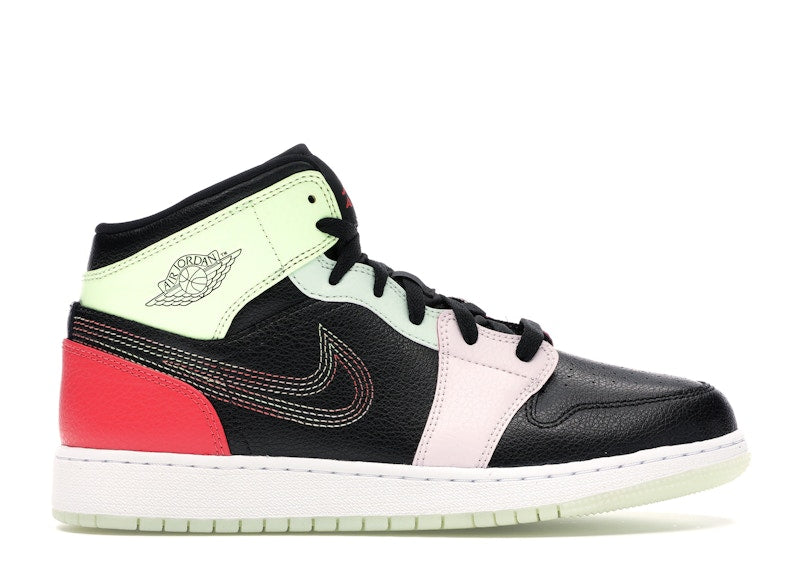 Jordan 1 Mid Glow-In-The-Dark (GS)