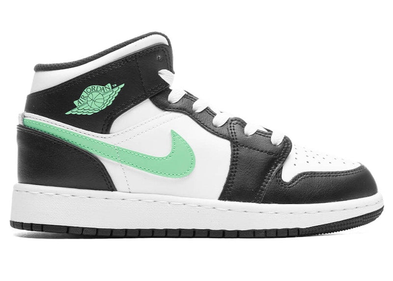 Jordan 1 Mid Green Glow (GS)