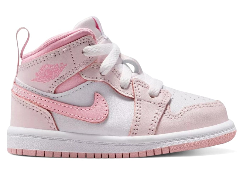 Jordan 1 Mid Pearl Pink White (TD)